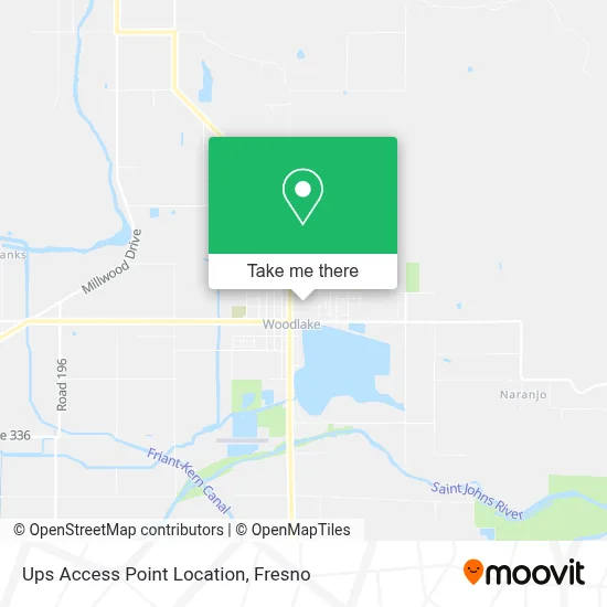 Ups Access Point Location map