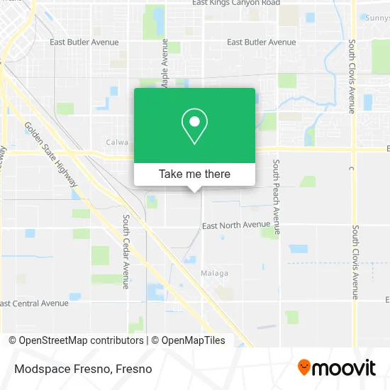 Modspace Fresno map
