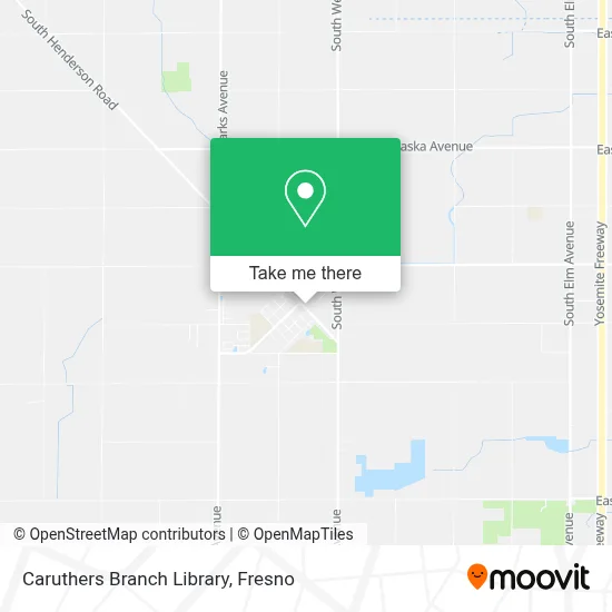 Caruthers Branch Library map