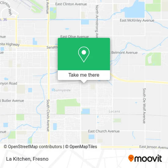 La Kitchen map