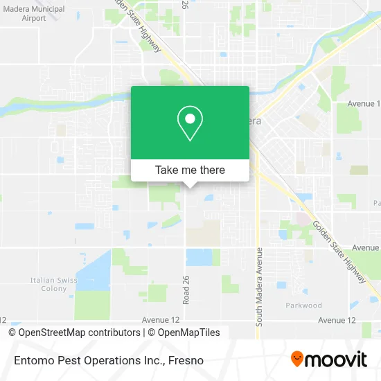 Entomo Pest Operations Inc. map