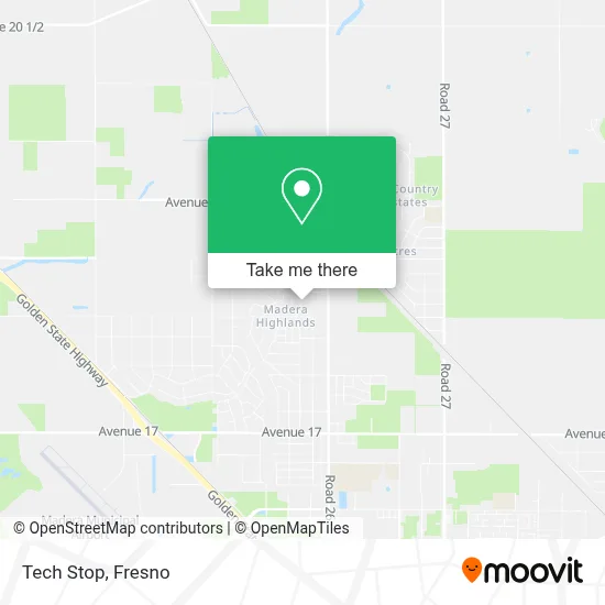 Tech Stop map
