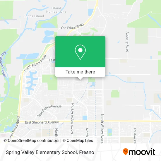 Spring Valley Elementary School map
