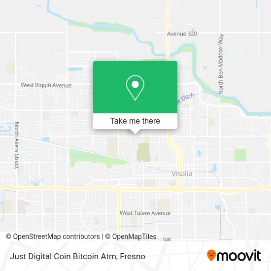 Just Digital Coin Bitcoin Atm map