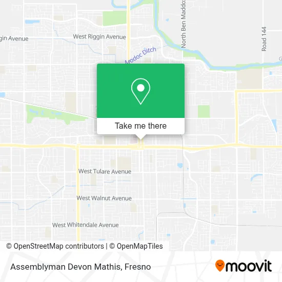 Assemblyman Devon Mathis map