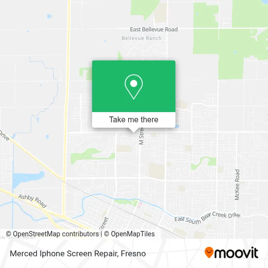 Merced Iphone Screen Repair map
