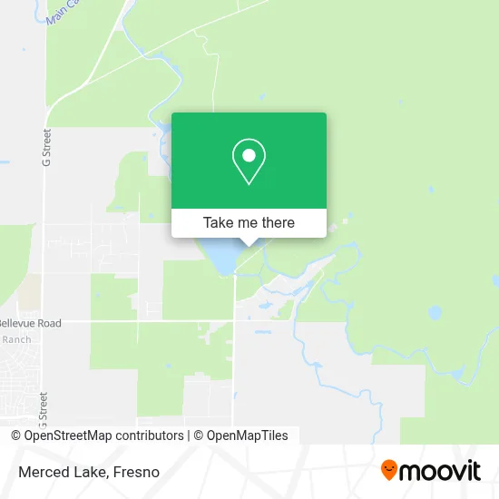 Merced Lake map