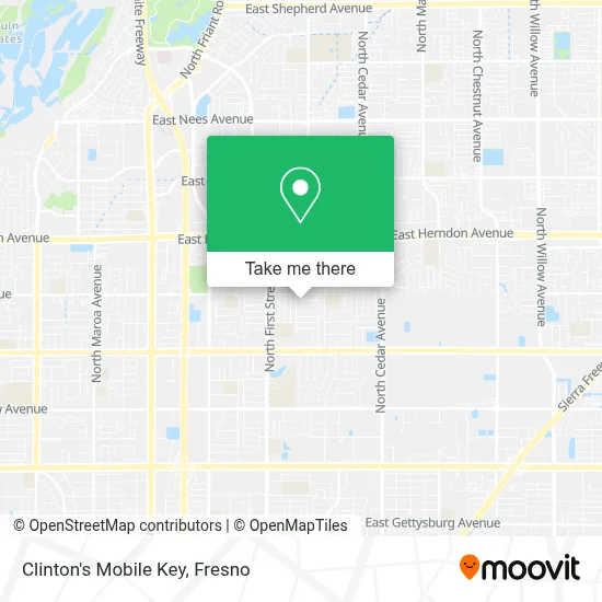 Clinton's Mobile Key map