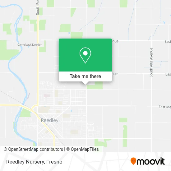 Reedley Nursery map