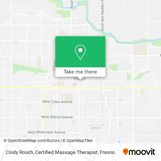 Cindy Rouch, Certified Massage Therapist map