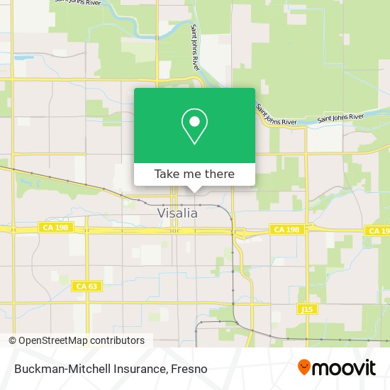 Buckman-Mitchell Insurance map