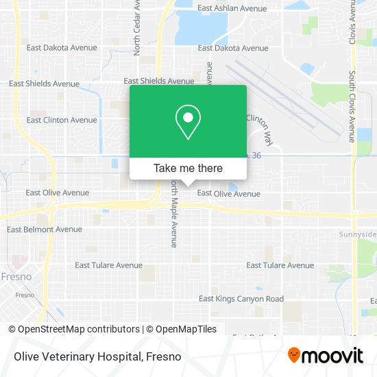 Olive Veterinary Hospital map