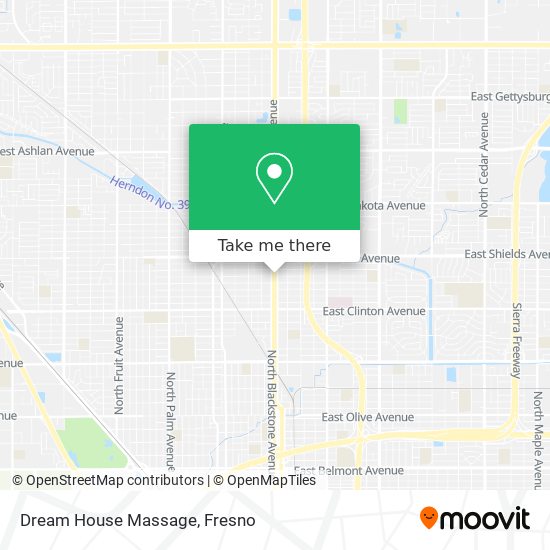 Dream House Massage map