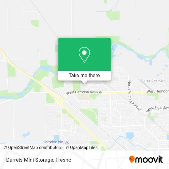 Darrels Mini Storage map