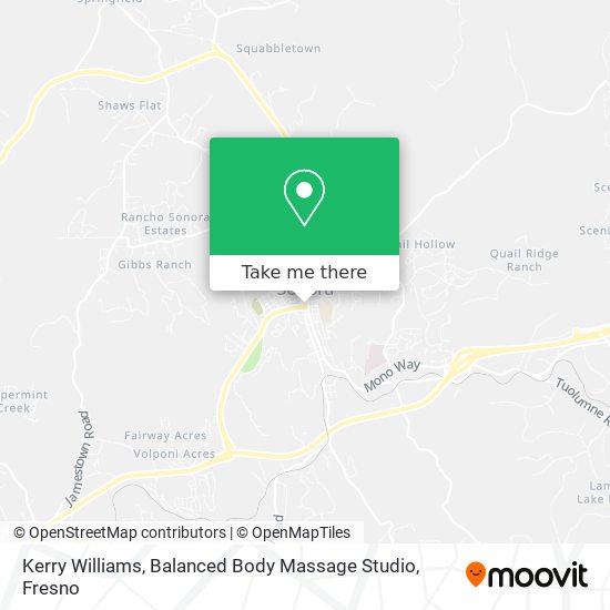 Kerry Williams, Balanced Body Massage Studio map