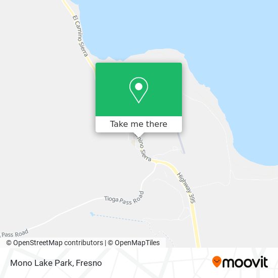 Mono Lake Park map