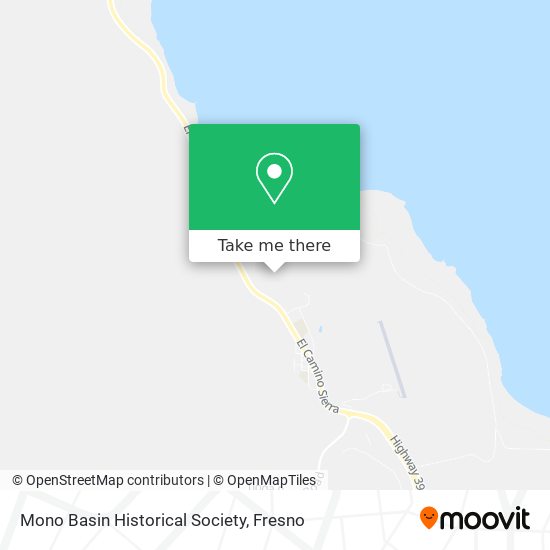 Mono Basin Historical Society map