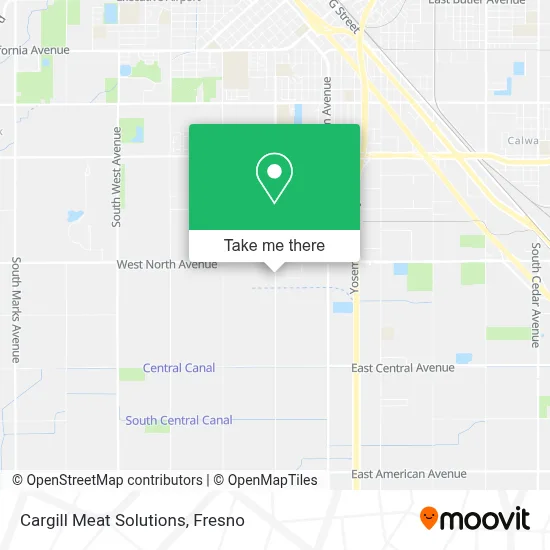 Cargill Meat Solutions map
