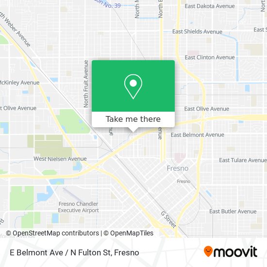 E Belmont Ave / N Fulton St map
