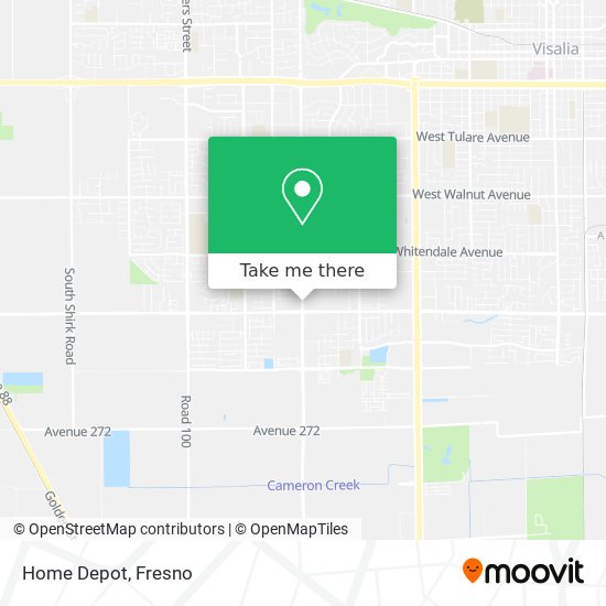 Home Depot map