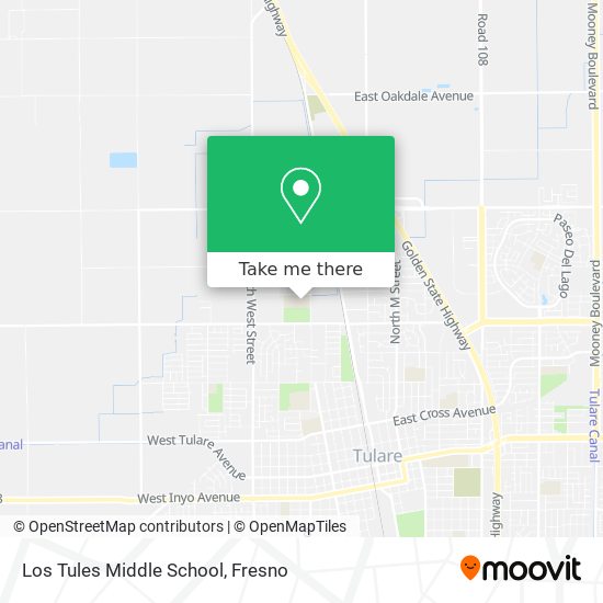 Mapa de Los Tules Middle School