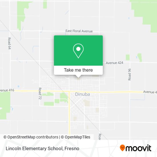 Mapa de Lincoln Elementary School