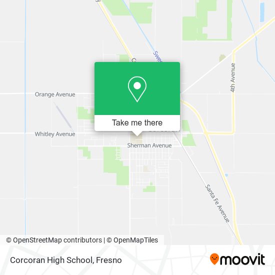 Corcoran High School map