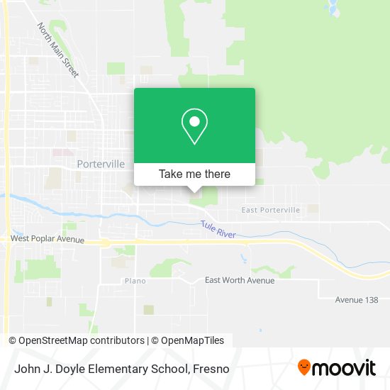 John J. Doyle Elementary School map