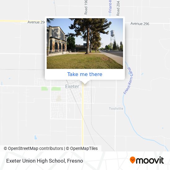 Mapa de Exeter Union High School