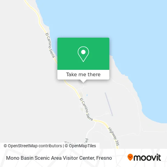 Mono Basin Scenic Area Visitor Center map