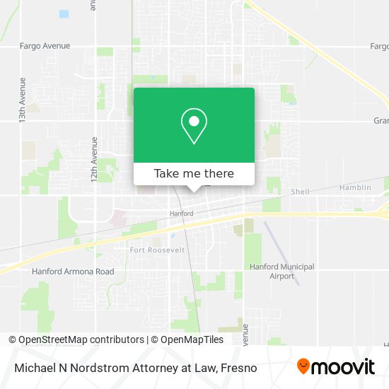 Mapa de Michael N Nordstrom Attorney at Law