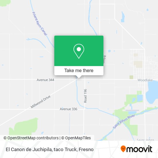 El Canon de Juchipila, taco Truck map