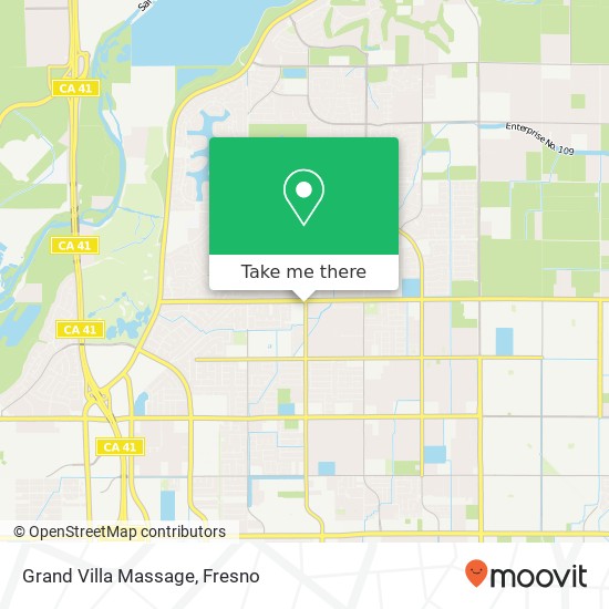 Grand Villa Massage map