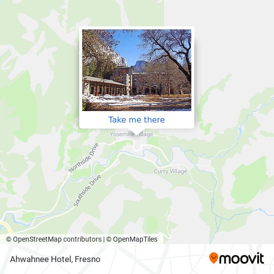 Ahwahnee Hotel map
