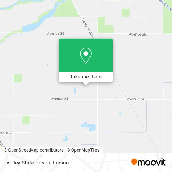 Valley State Prison map
