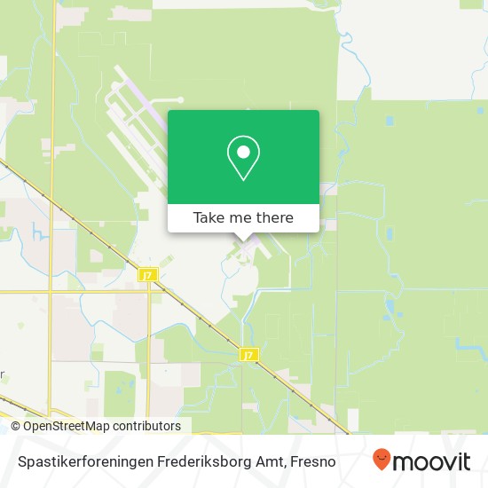 Spastikerforeningen Frederiksborg Amt map