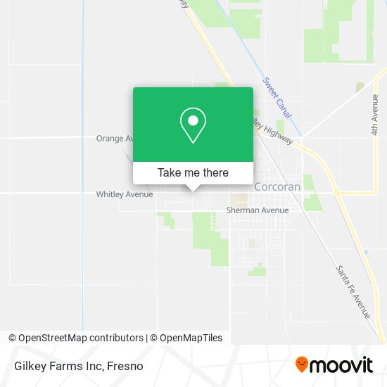 Gilkey Farms Inc map