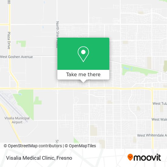 Visalia Medical Clinic map