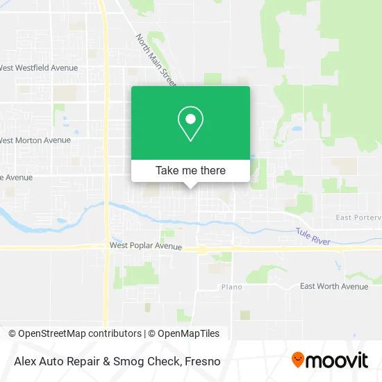 Alex Auto Repair & Smog Check map