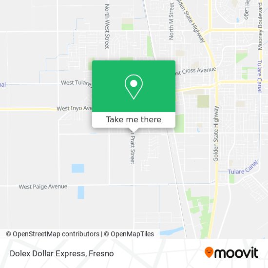 Mapa de Dolex Dollar Express
