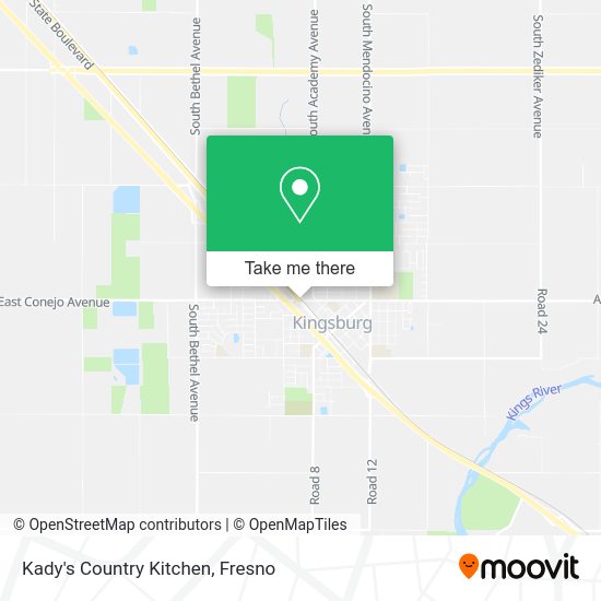 Mapa de Kady's Country Kitchen