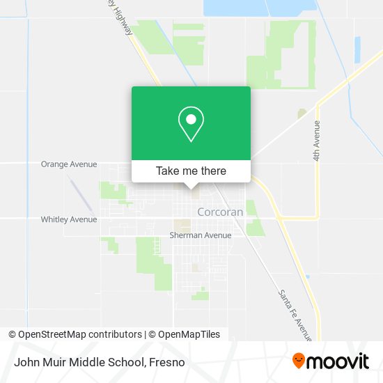 John Muir Middle School map