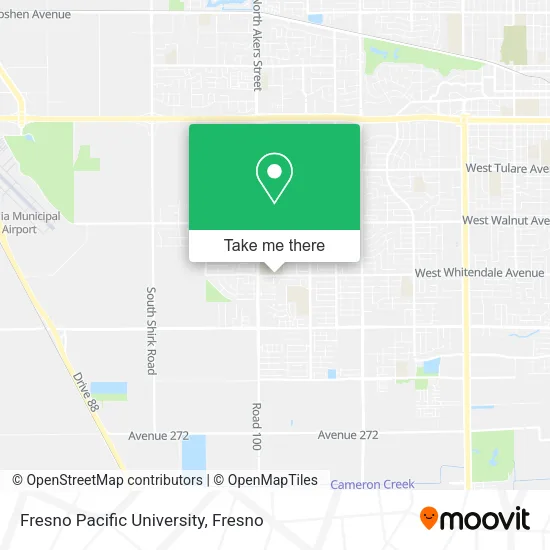 Mapa de Fresno Pacific University