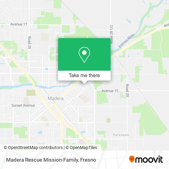 Madera Rescue Mission-Family map