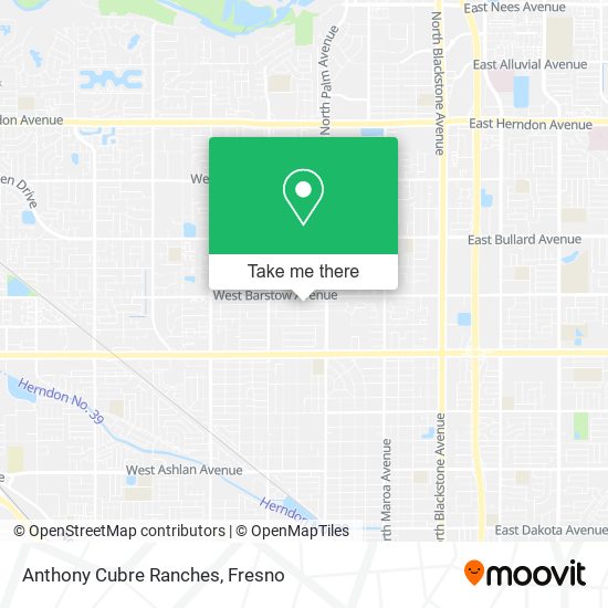 Mapa de Anthony Cubre Ranches