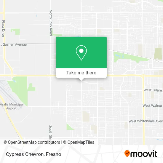 Mapa de Cypress Chevron