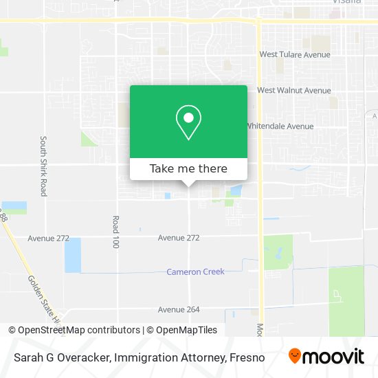 Mapa de Sarah G Overacker, Immigration Attorney