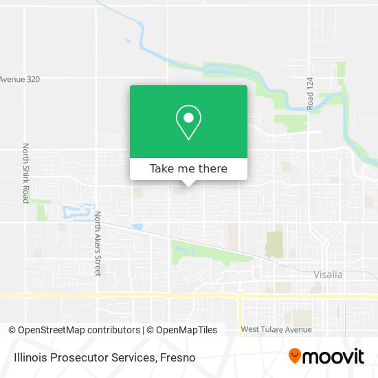 Illinois Prosecutor Services map