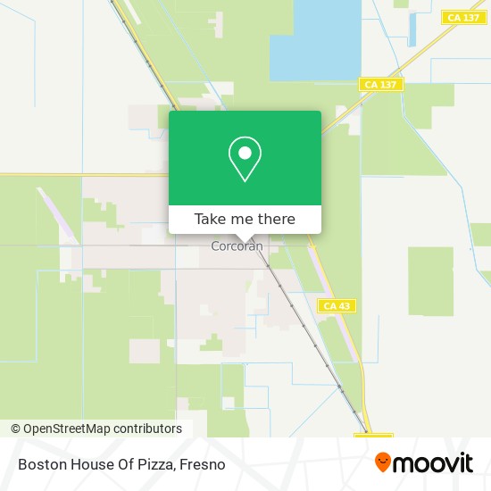 Mapa de Boston House Of Pizza