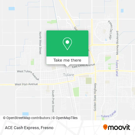 ACE Cash Express map